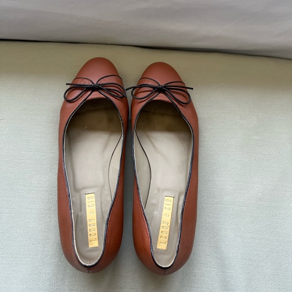 LENNY e CIA tan kid shoes - Picture 2 of 4